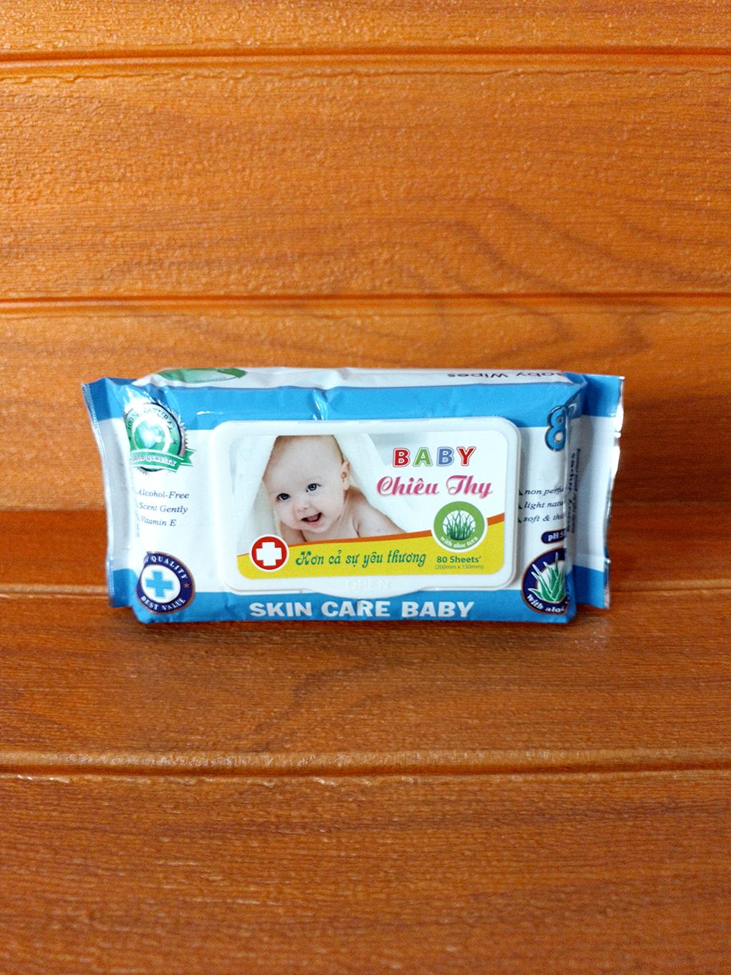 Khăn Ướt Chiêu Thy Skin Care BaBy 80 Sheet