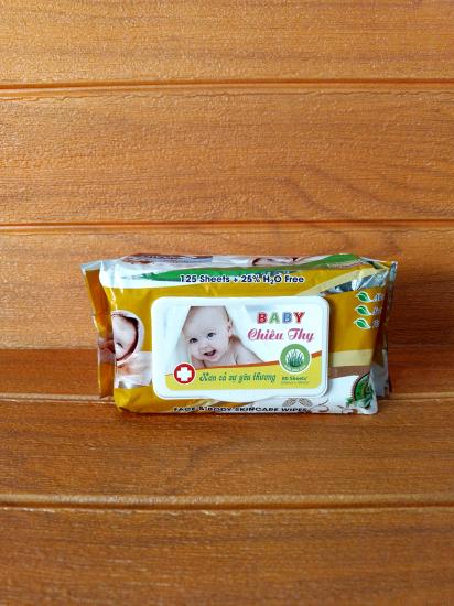 Khăn Ướt Chiêu Thy Skin Care BaBy 125 Sheet Face Body